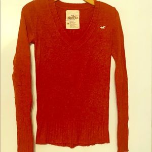 Burnt Orange Hollister sweater